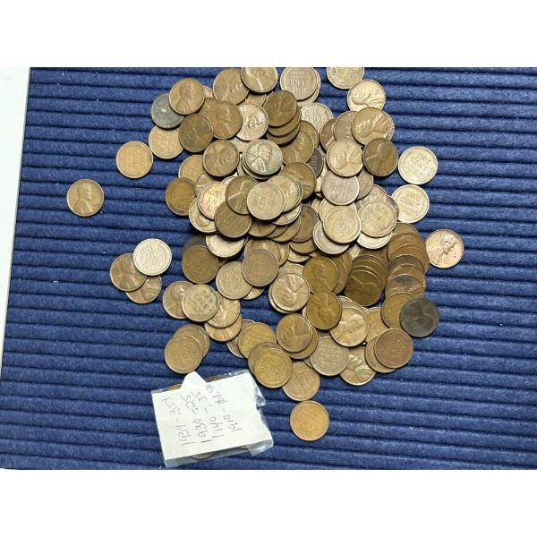 Assorted Wheat Pennies - Various Years - FV $1.67