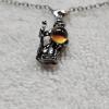 Image 3 : Vintage Pewter Wizard Charm Necklace