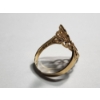 Image 4 : Beautiful Vintage-Style 10K Gold Statement Ring Size 7.5 TW: 2.0g