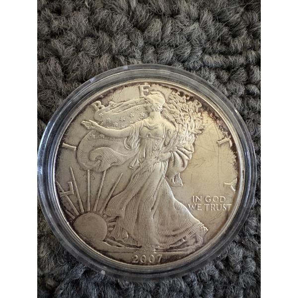2007 United States American Silver Eagle .999 Fine Troy Ounce - Mint Condition