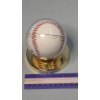 Image 4 : Clete Boyer Autographed Rawlings Baseball In Display Stand