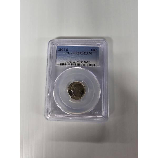 2001 - S Roosevelt Silver Dime Proof