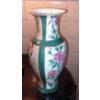 Image 3 : Gorgeous 14" Floral Porcelain Vase In Excellent Condition - See Pics