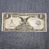 Image 1 : 1899 United States Large Size $1 Black Eagle Silver Certificate Banknote FR233 ~ A Great Specimen!