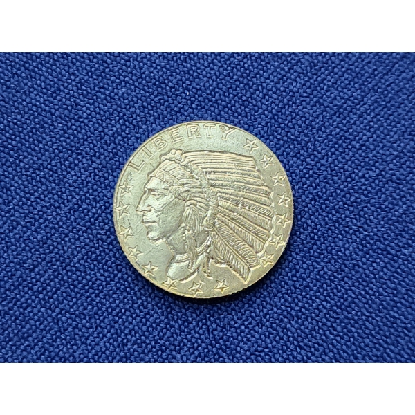 1/10th Troy Ounce .999 Fine Silver - Golden State Mint Incuse Indian Silver Round