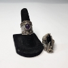 Image 1 : Two Beautiful Sterling Silver Rings - Total Weight: 12.3g