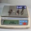 Image 9 : Sterling Silver Items: Pins, Floral Ring, Spoon Stamp, Thimble/Bell - Total Weight: 29.9g