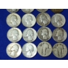 Image 3 : x20 Assorted Years 90% Silver Quarters Including Standing Liberty and Washington FV: $5.00