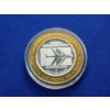 Image 1 : Limited Edition McCarran Airport $10 Gaming Token .999 Fine Silver
