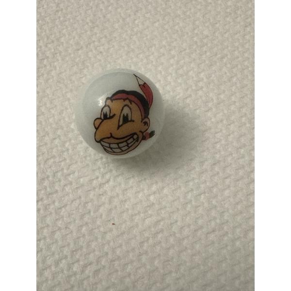 Vintage Cleveland Indians Chief Wahoo Advertising Marble