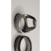 Image 3 : (2) Stainless Steel Men's Rings - Size 9 & 12