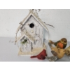 Image 2 : Lot of Assorted Bird-Lovers Collectible Items - Birdhouse, Figurines, Ring Holder, Trinket Tray