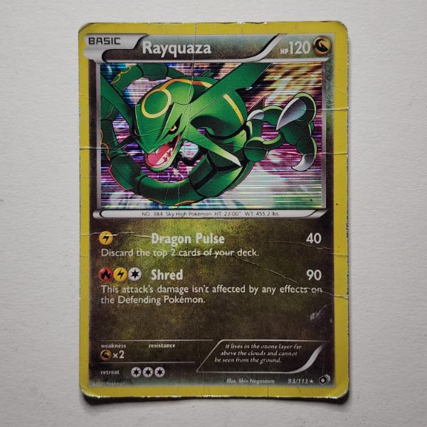 Rayqyaza 93/113 Holo Rare Vintage Pokemon Trading Card 