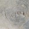 Image 3 : Vintage Embossed Floral Rim Solid Far East Export Silver Nut Bowl 5.5" - 90.2 g