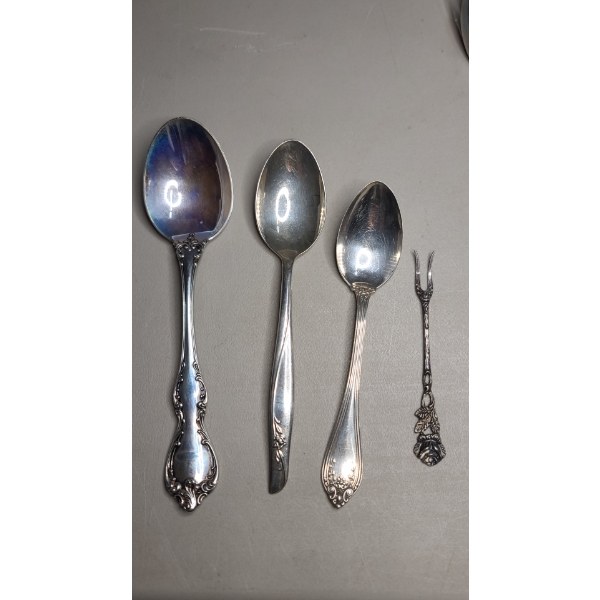 (4) Pcs Of Sterling Silverware - Total Weight: 104.2g