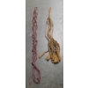 Image 3 : Wrought Iron Candle Holder, Three Vintage Plant Hangers, & Two Vintage Trinket Trays 