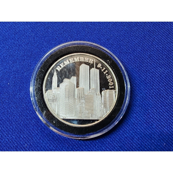 9/11 Commemorative Coin - 1 Troy oz .999 Fine Silver 