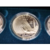 Image 3 : 1994 U.S. Veterans Commemorative 90% Silver Dollars 3 Coin Proof Set - Over 2 Troy Oz Silver!