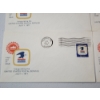 Image 6 : Collection of Vintage United States Postal Service "First Day of Issue" Stamped Envelopes