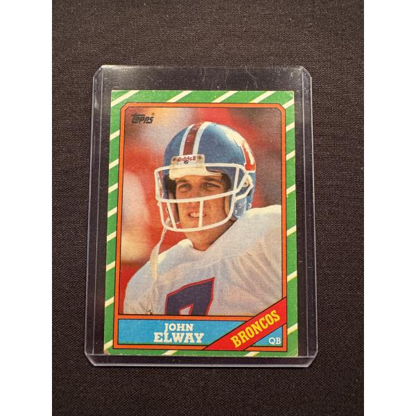 1986 Topps John Elway Rookie Football Card - Mint Condition