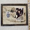 Image 1 : Vintage Hopalong Cassidy Memorabilia ft. Picture with Antique Frame, Postcard, and Stamp