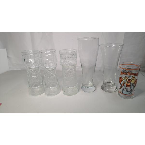 Lot Of Assorted Collectible Glasses - Including Jack Daniels, Red Lobster & Pilsner Beer Glasses