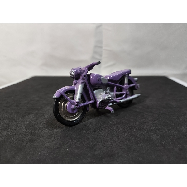 Vintage Collectible Diecast Toy Hubley BMW 60's Purple Motorcycle