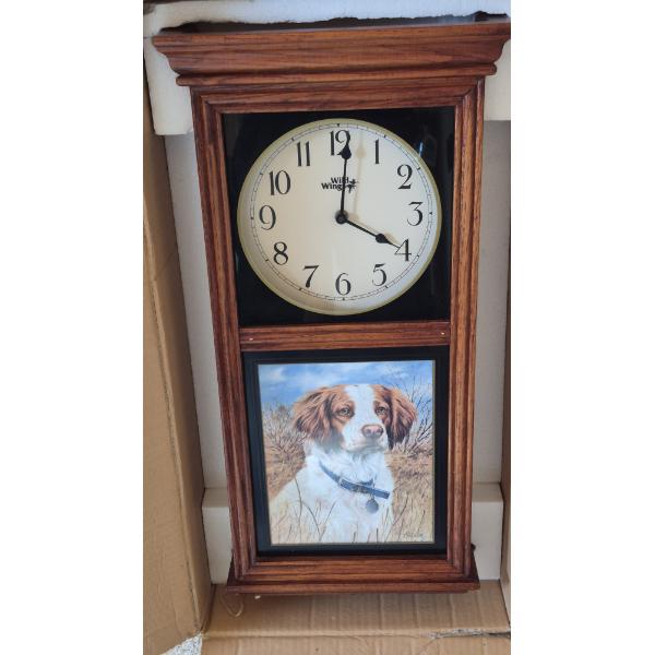 PICKUP IN CANTON - Hunting Enthusiasts - Custom Wall Clock Featuring Hunting Dog - Battery Operated