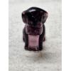 Image 1 : Degenhart Vintage Uranium Glass Dog Figurine - Amethyst - UV Reactive!!!