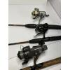 Image 3 : 3 Fishing Rods - AX Ball Bearing Graphite Shimano 200Q -Shakespeare Quantam -MTC Ball Bearing 