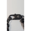 Image 4 : Very Nice Men's LYNX Stainless Steel Foxtail 22" Chain Necklace With Pouch