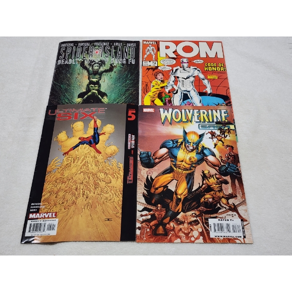 Lot of Four Assorted Marvel Comic Books