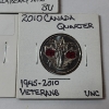 Image 4 : Lot of 3 Assorted Canadian Commemorative Colorized Quarters - BU/U