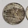 Image 2 : Lot Of 2 Vintage Italy 1958-1967 Caravelle 500 Lire Silver Coins (ASW 0.2953oz/each, 0.5906/total)