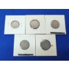 Image 7 : Lot of 5 Liberty Head "V" Nickels: Years: 1903, 1909, 1910, 1911, 1912