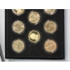 Image 2 : Set of 20 Presidential Dollar Gold-Tone Coins 