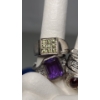 Image 2 : Assorted Sterling Silver Rings - See Photos For Sizing -Total Weight: 33.5g
