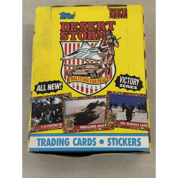 	Topps Desert Storm Victory Series  36 Unopened Packs - Brand New In The Unsealed Box