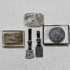 Image 1 : Valuable Collection of Vintage Industrial and Coal Mining Safety Award Belt Buckles
