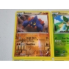 Image 2 : x4 Vintage Holo Pokemon Trading Cards: Boldore, Simisage, Lillipup, Cottonee