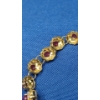 Image 5 : Women's Sterling Silver Bracelets With Purple & Clear Stones - Total Weight: 14.9g