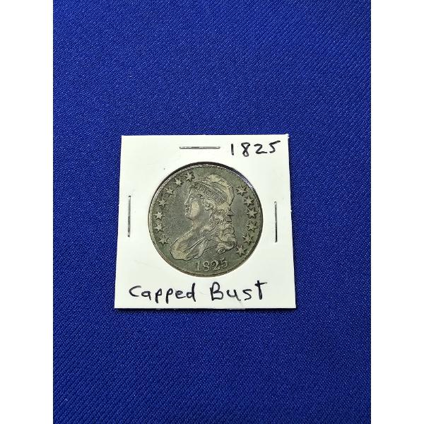 1825 Capped Bust Silver Half Dollar - High-Grade, Fantastic Coin!