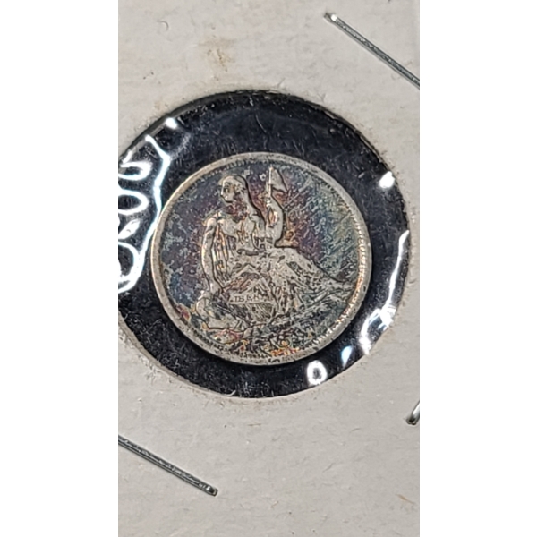 1837 90% Silver Seated Liberty Half Dime