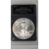 Image 2 : Authenticated 2016 Brilliant Uncirculated 1 Troy Oz 999 Fine Silver American Eagle