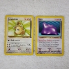 Image 1 : Two Vintage Non Holo Rare Pokemon Trading Cards ~ Kangaskhan & Ditto 