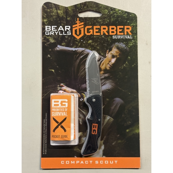 Brand New - Bear Grylls Gerber Survival Compact Scout Knife
