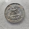 Image 2 : Hutto Signed 1965 Washington Quarter Clipped Planchet Mint Error