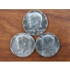 Image 2 : Three 40% Silver United States Kennedy Half Dollars ~ $1.50 Face Value