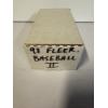 Image 4 : 93' Fleer Baseball II Cards - Box of Baseball Cards - Includes Yankees - Indians - Red Sox - Orioles