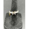 Image 1 : Sterling Silver Ring with Missing Middle Piece - Size 6.5 - 4.2 Grams